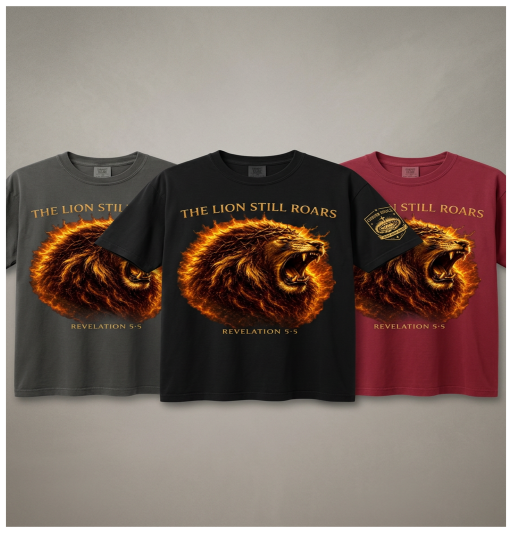 The Lion Still Roars - Revelation 5:5 Premium Tee