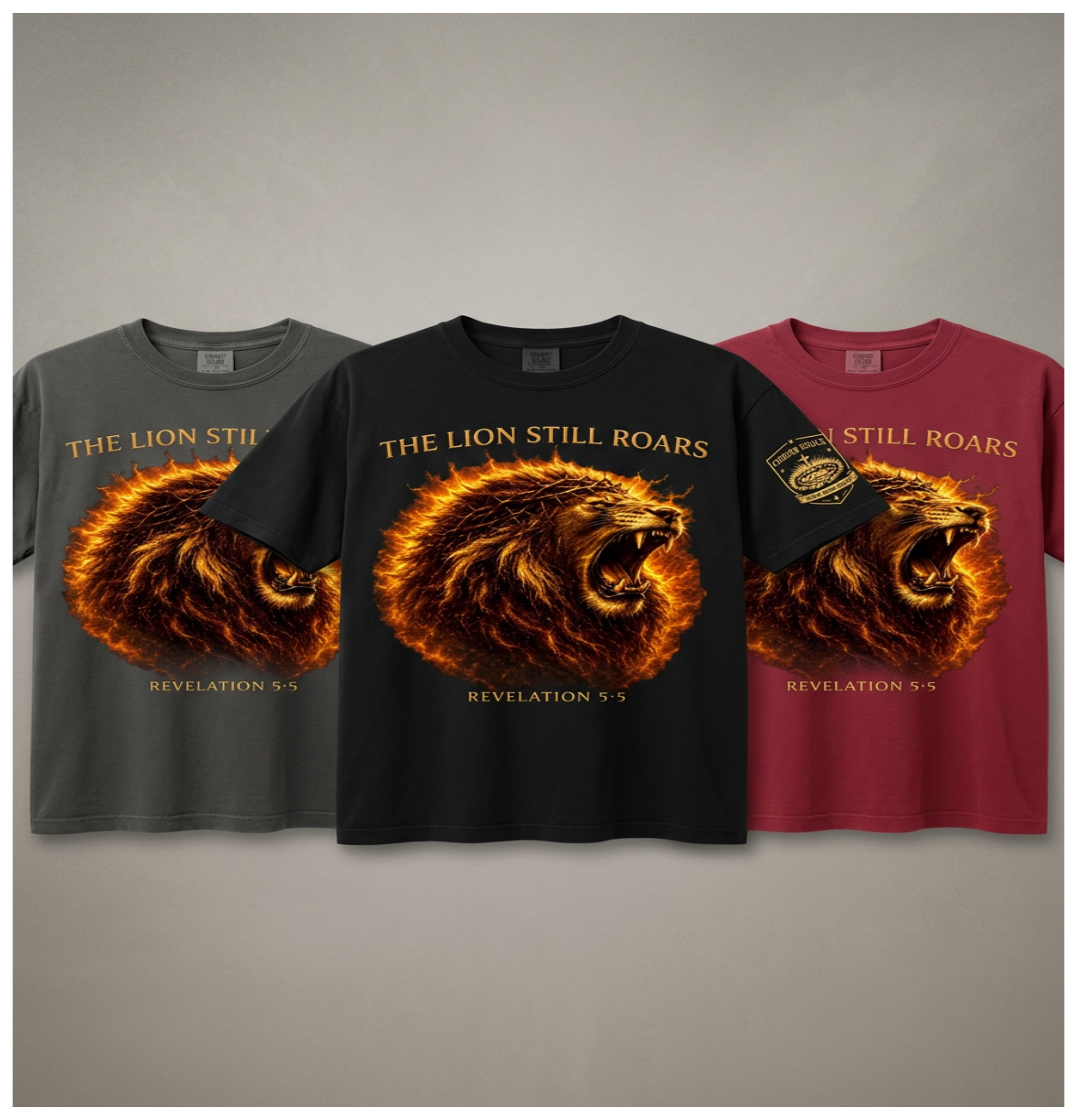 The Lion Still Roars - Revelation 5:5 Premium Tee