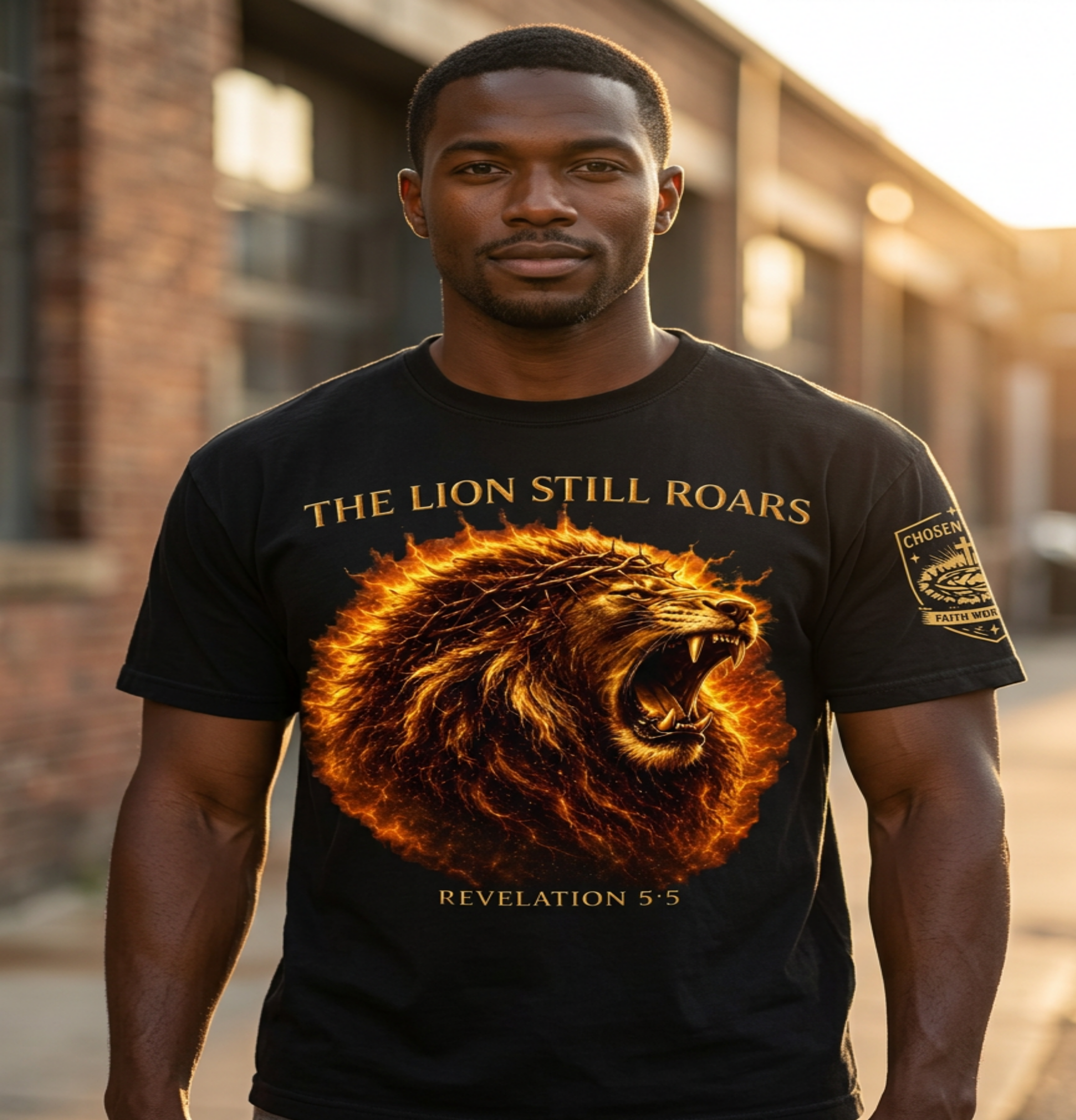 The Lion Still Roars - Revelation 5:5 Premium Tee