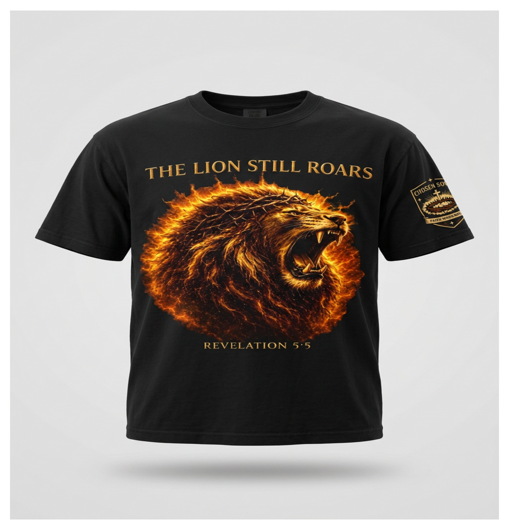 The Lion Still Roars - Revelation 5:5 Premium Tee