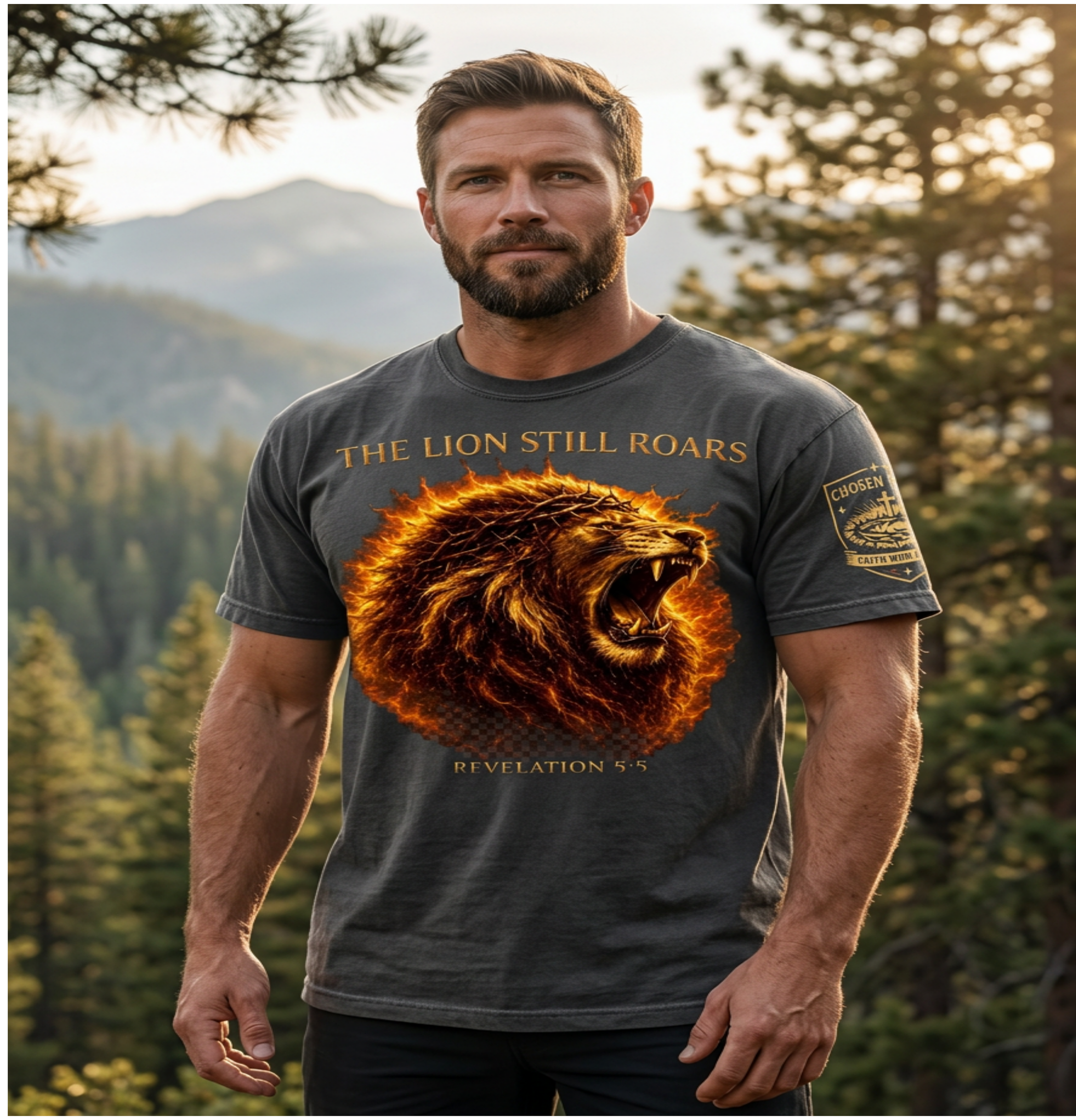 The Lion Still Roars - Revelation 5:5 Premium Tee