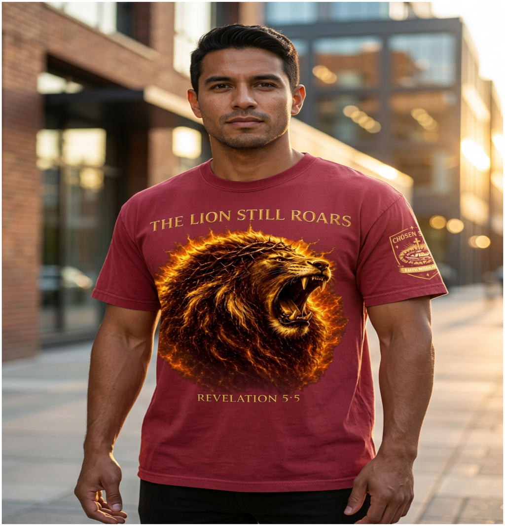 The Lion Still Roars - Revelation 5:5 Premium Tee
